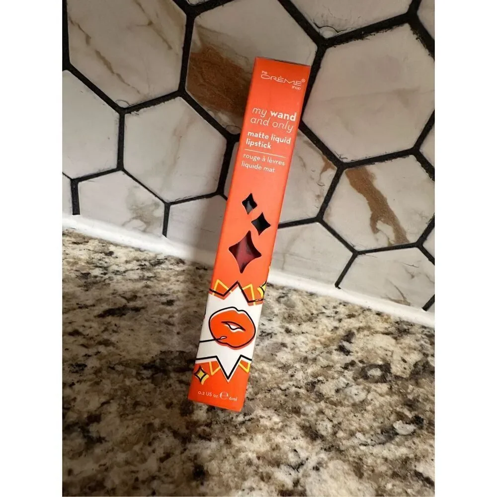 The Crème Shop My Wand and Only Matte Liquid Lipstick Shade Coral Me Baby